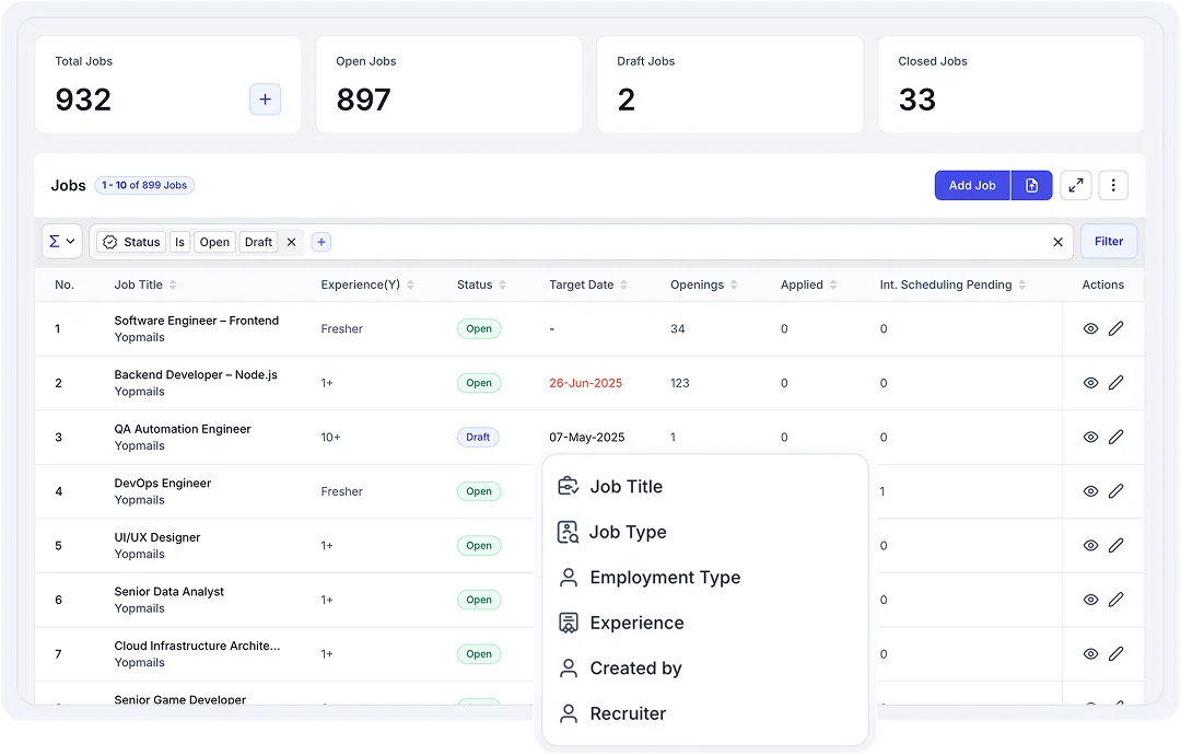 custom evaluation criteria