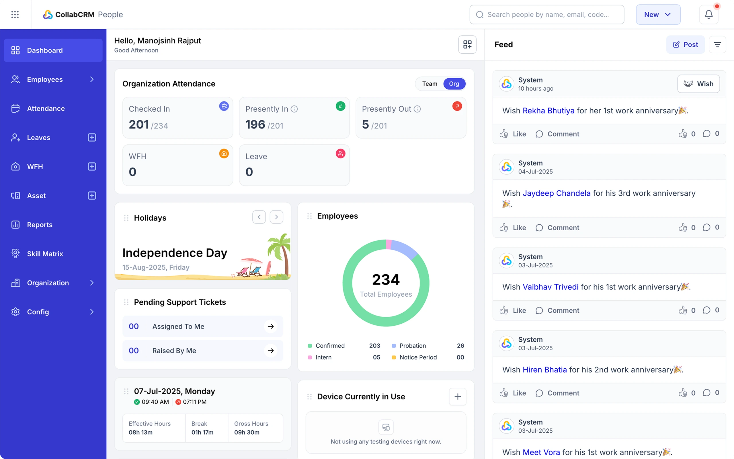dashboard mobile