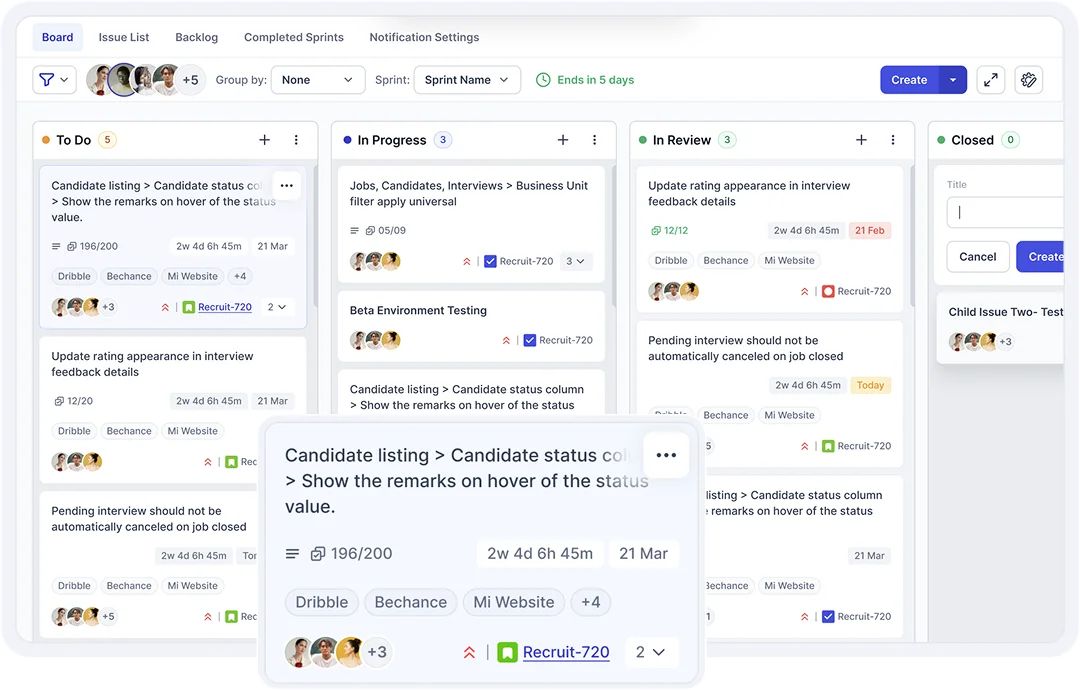 Manage Milestones and Tasks