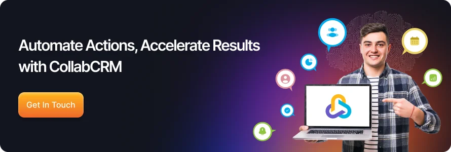automate actions accelerate results with collabcrm cta