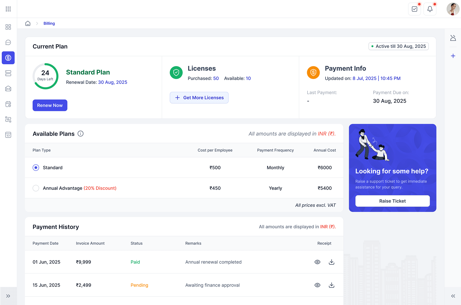 Billing & Revenue Report