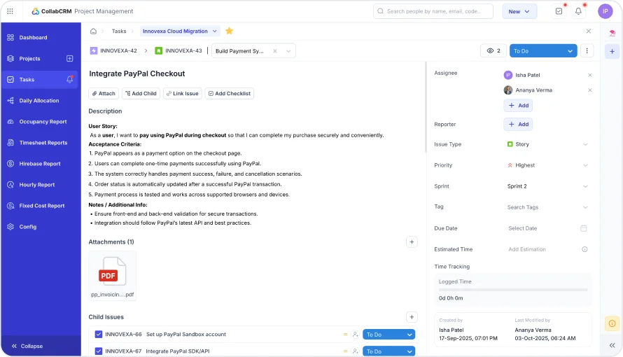 Receive reminders and notifications to stay on top of tasks and approvals.