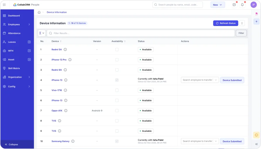 Prepare assets and tools in advance for new joiners.