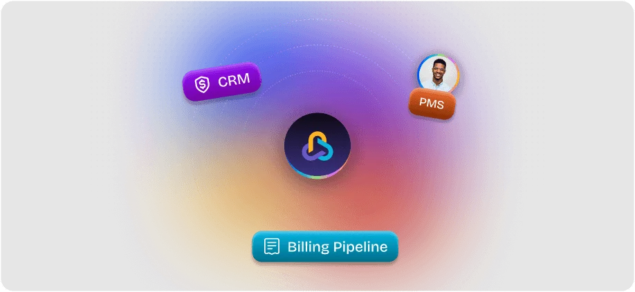 Connected CRM, PMS, and Billing Pipeline