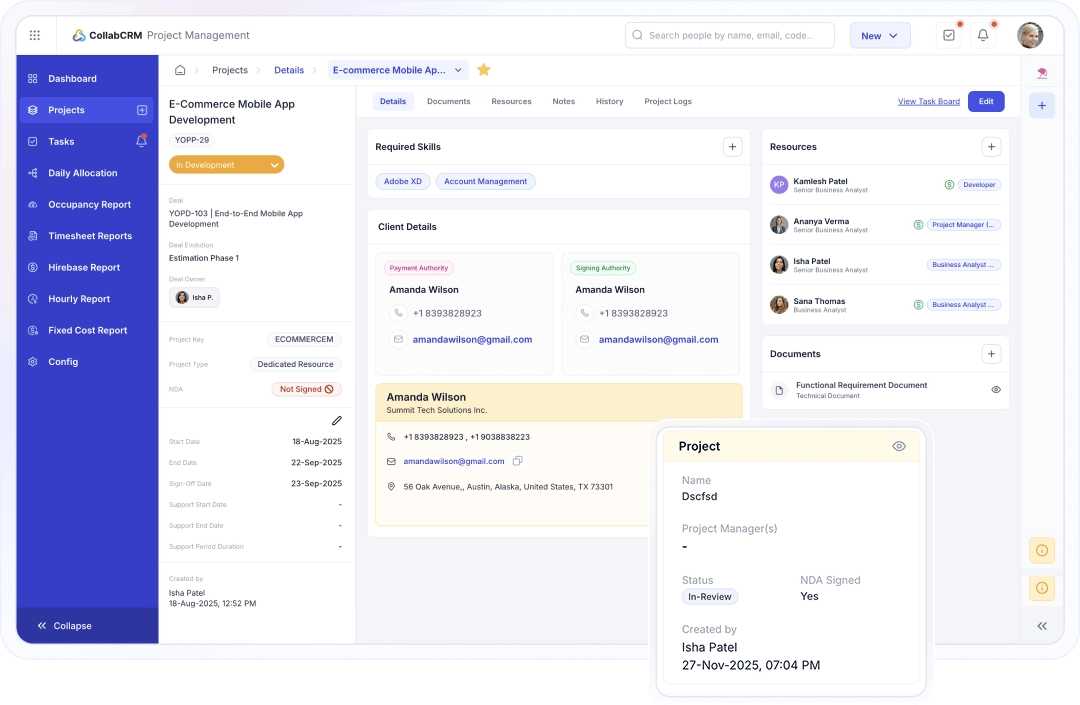 Sales-To-Delivery Continuity