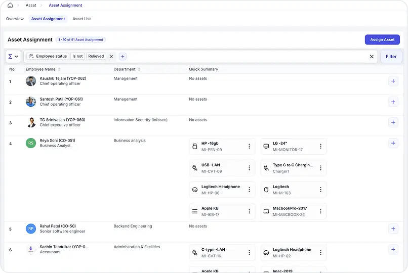 Asset Allocation Reports