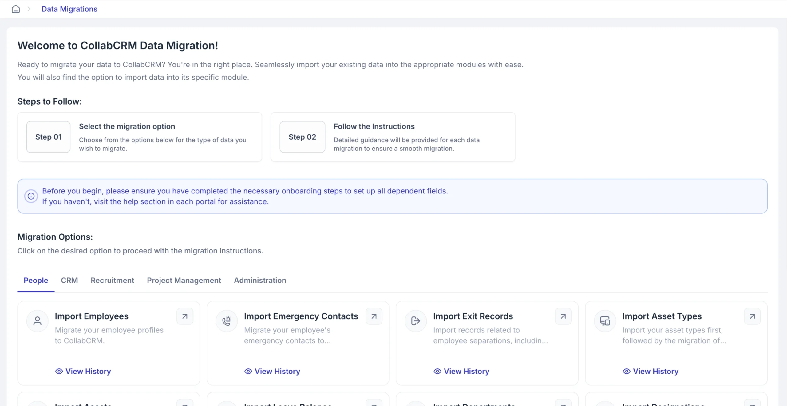 access the administration portal and migration guides