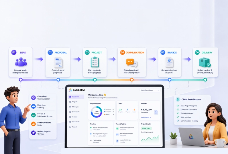 create a client communication portal