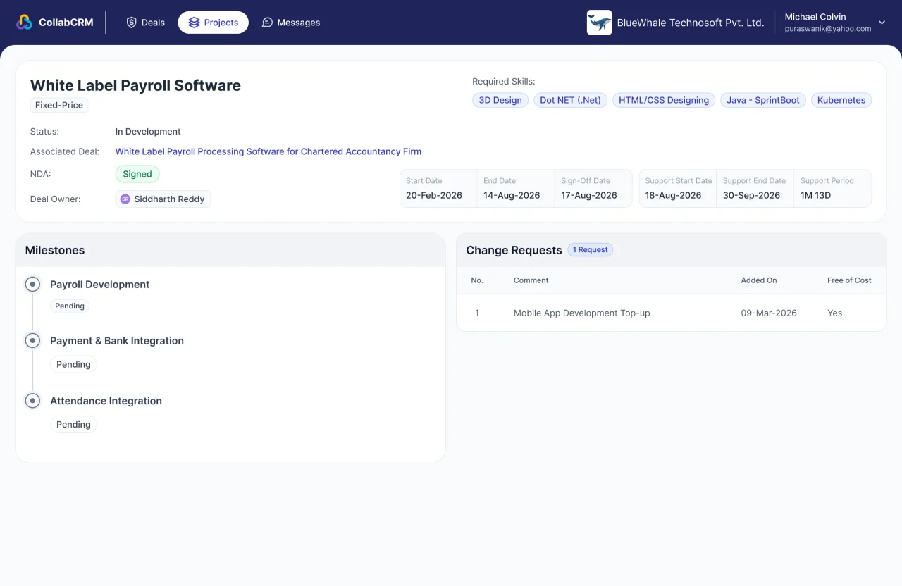 View Project Progress in Real Time
