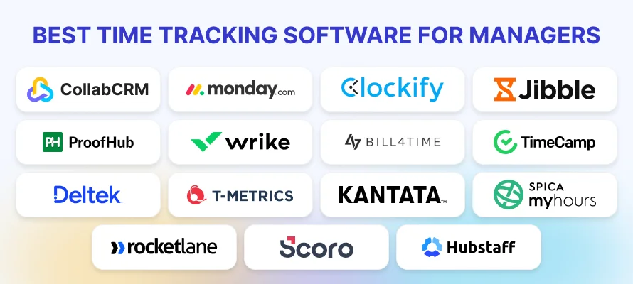 best time tracking software options for managers